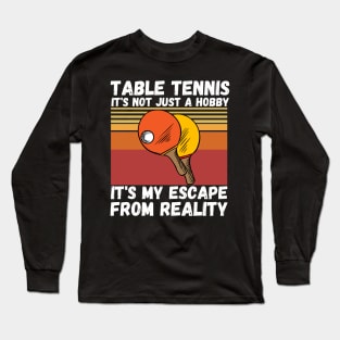 Table Tennis Ping Pong Player Lover Long Sleeve T-Shirt